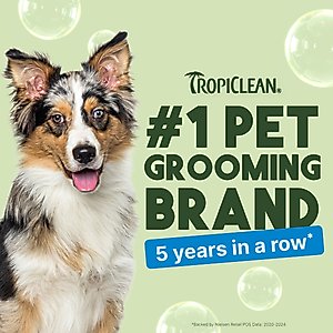 TropiClean Deshedding & Moisturizing Dog Conditioner, Lime & Cocoa Butter Scent, 20-fl oz bottle