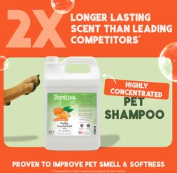TropiClean Sweet Mandarin Highly Concentrated Dog & Cat Shampoo, 1-gal bottle slide 2 of 8