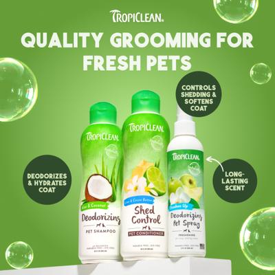 Show full view: TropiClean Deodorizing Aloe & Coconut Dog & Cat Shampoo, 20-fl oz bottle slide 9 of 10