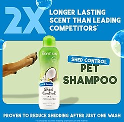 TropiClean Lime & Coconut Deshedding Dog Shampoo, 20-fl oz bottle slide 2 of 9