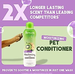 TropiClean Kiwi & Cocoa Butter Detangling & Moisturizing Dog Conditioner, 20-fl oz bottle slide 2 of 9