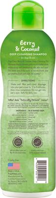 Show full view: TropiClean Deep Cleaning Berry & Coconut Dog & Cat Shampoo, 20-fl oz bottle slide 3 of 13