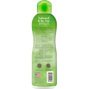 TropiClean Medicated Itchy Skin Relief Oatmeal & Tea Tree Dog Shampoo, 20-fl oz bottle