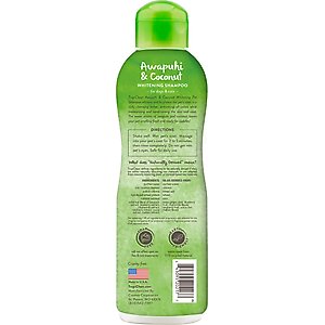 TropiClean Whitening Awapuhi & Coconut Shampoo, 20-fl oz bottle