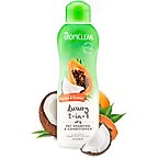 TropiClean Luxury 2-in-1 Papaya & Coconut Dog Shampoo & Conditioner, 20-fl oz bottle