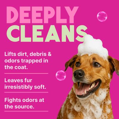 Show full view: TropiClean Deep Cleaning Berry & Coconut Dog & Cat Shampoo, 1-gal bottle slide 4 of 12