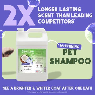 Show full view: TropiClean Whitening Awapuhi & Coconut Shampoo, 1-gal bottle slide 2 of 12