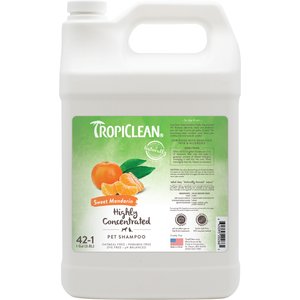 TropiClean Sweet Mandarin Highly Concentrated Dog & Cat Shampoo, 1-gal bottle