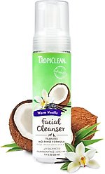 TropiClean Waterless Dog Facial Cleanser, 7.4-fl oz bottle