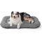 Show in main carousel: Bedsure Ultra Soft Fleece Thin Washable Dog Crate Mat, Light Grey, XX-Large: 47-in L x 29-in W slide 1 of 9