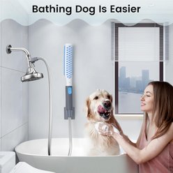 Shandus Indoor/Outdoor Dog Shower Attachment, White slide 2 of 8