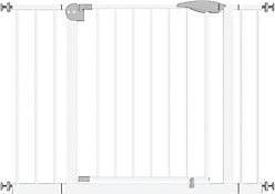 Yafylly Wide Indoor Dog Gate, White