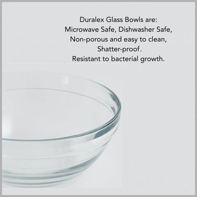 Show full view: Hiddin Clear Glass Double Dog Bowl, 2-cup slide 6 of 6