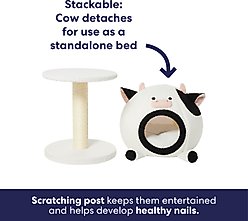 Frisco Cow 2-in-1 Cat bed and Condo Scratcher slide 2 of 6