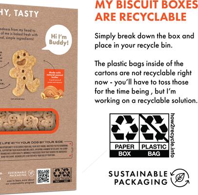 Show full view: Buddy Biscuits Teeny Treats with Peanut Butter Oven Baked Dog Treats, 8-oz box slide 6 of 11