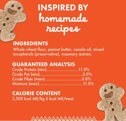 Show full view: Buddy Biscuits Teeny Treats with Peanut Butter Oven Baked Dog Treats, 8-oz box slide 3 of 11