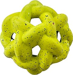 Arlee Home & Pet Max Fusion Made with Nike Grind Gyro Dog Chew Toy, Yellow