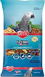 Kaytee Forti-Diet Pro Health Nourish+Protect Parrot Food, 8-lb bag