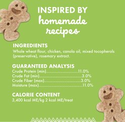 Buddy Biscuits Teeny Treats with Roasted Chicken Oven Baked Dog Treats, 8-oz box slide 2 of 8