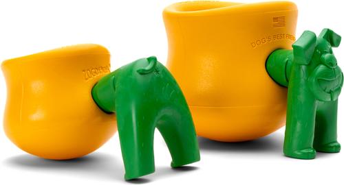 Show full view: West Paw Limited Edition Toppl Stopper Dog Treat Dispenser Toy Accessory, Clover slide 4 of 4