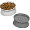Show in main carousel: Kitty City Slow-Feed Elevated Cat Bowls, White & Grey, 6.5-oz, 2 count slide 6 of 12