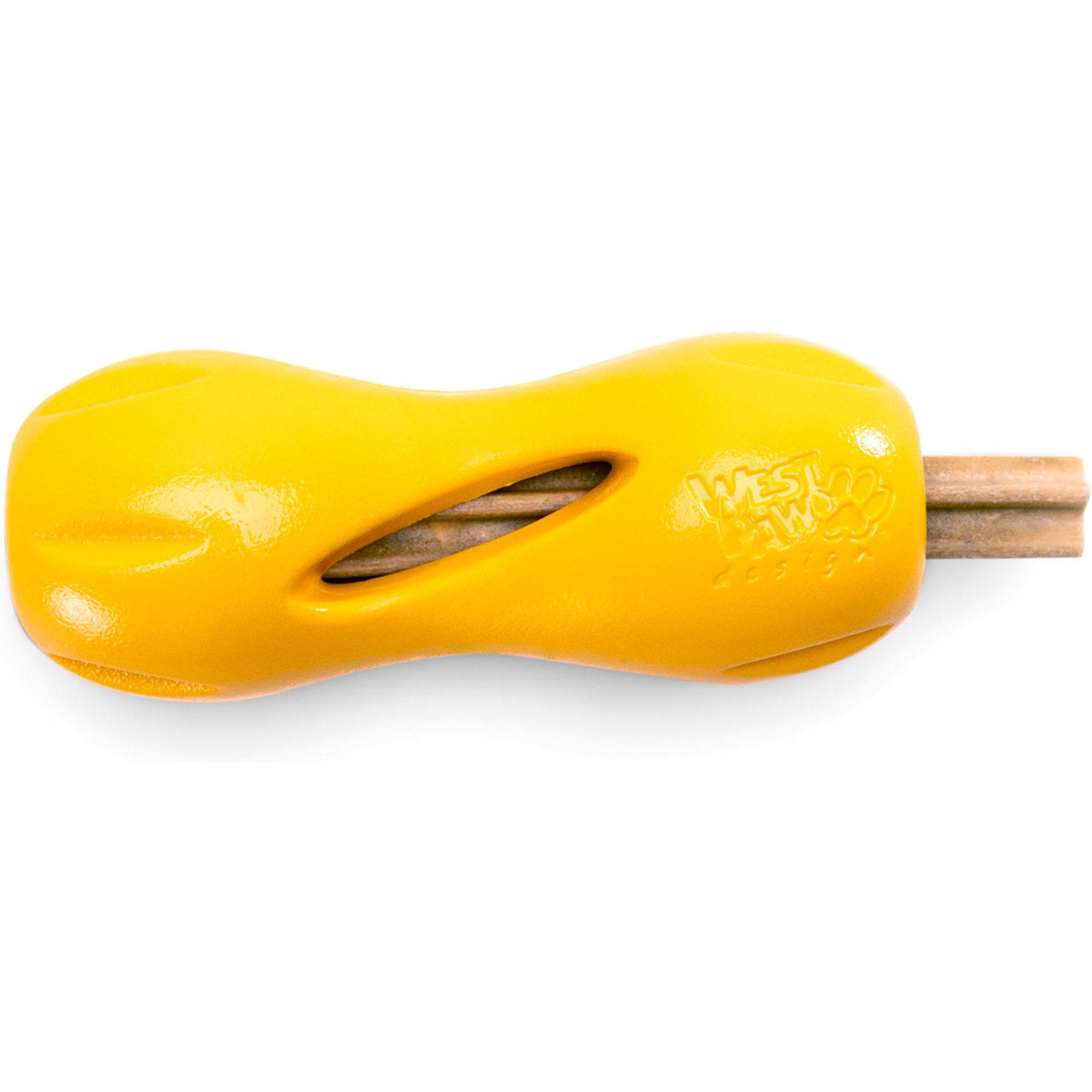 West Paw Limited Edition Qwizl Dog Toy, Sunflower, Large