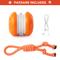 Show in main carousel: YVE LIFE Automatic Stimulation Random Path Electric Moving & Motion Boredom Relief Interactive Rolling Ball Dog Toy, Orange, Medium slide 7 of 10