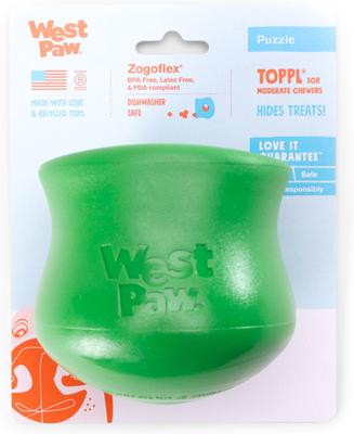 Show full view: West Paw Limited Edition Toppl Dog Toy, Clover, Large slide 4 of 7