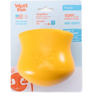 West Paw Limited Edition Toppl Dog Toy, Sunflower, Large