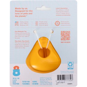 West Paw Limited Edition Toppl Dog Toy, Sunflower, Large