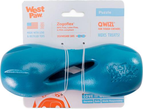 Show full view: West Paw Limited Edition Qwizl Dog Toy, River, Large slide 3 of 8