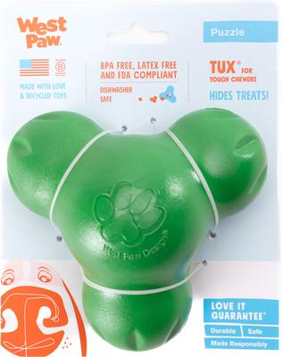 Show full view: West Paw Limited Edition Tux Dog Toy, Clover, Large slide 4 of 5