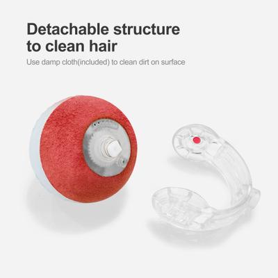 Show full view: YVE LIFE Automatic Motion Activated Indoor The 3rd Generation Agile Moving Ball with Elastic Mesh Tail Kitten & Cat Toy, Orange, Medium slide 6 of 7