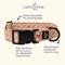 Show in main carousel: Lucy & Co. Cozy Cottage Dog Collar, Small: 8 to 14-in neck, 0.5-in wide slide 4 of 5