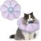 Show in main carousel: H HIDREAM Cat Cone Recovery Collar, Purple, Small slide 1 of 10