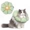 Show in main carousel: H HIDREAM Cat Cone Recovery Collar, Green, Small slide 8 of 9