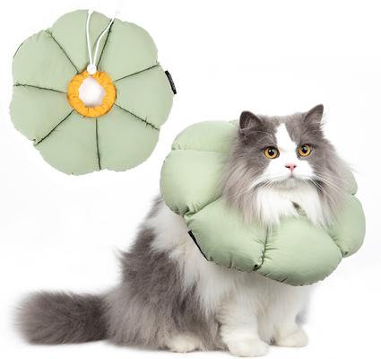 Show full view: H HIDREAM Cat Cone Recovery Collar, Green, Small slide 8 of 9