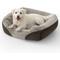Show in main carousel: Bedsure Square Bolster Dog Bed, Brown, Medium slide 3 of 12
