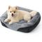 Show in main carousel: Bedsure Square Bolster Dog Bed, Grey, Small slide 2 of 11