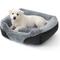 Show in main carousel: Bedsure Square Bolster Dog Bed, Grey, Medium slide 4 of 13
