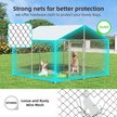 Show in main carousel: Xbrigh Heavy Duty Outdoor Dog Kennel with Waterproof Cover, Silver, 93 x 93 x 63-in slide 3 of 6