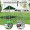 Show in main carousel: Xbrigh Heavy Duty Outdoor Dog Kennel with Waterproof Cover, Silver, 93 x 93 x 63-in slide 2 of 7