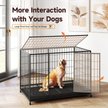 Show in main carousel: Xbrigh HIWOKK Dog Crates, Black, Large slide 2 of 4