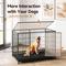 Show in main carousel: Xbrigh Double-Door Lockable Wire Pet Dog Crate, Black, Large: 42 inch slide 2 of 5