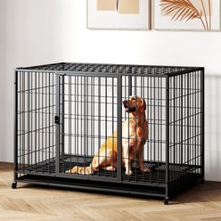 Xbrigh HIWOKK Dog Crates, Black, Large