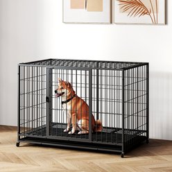Xbrigh HIWOKK Dog Crates, Black, Medium
