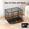Show in main carousel: Xbrigh HIWOKK Dog Crates, Black, Medium slide 4 of 5