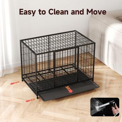Show full view: Xbrigh HIWOKK Dog Crates, Black, Medium slide 4 of 5