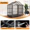 Show in main carousel: Xbrigh Heavy Duty Indestructible Steel Escape Proof Dog Crate, Black, Large: 54/48/42/38-in slide 3 of 6