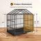 Show in main carousel: Xbrigh Heavy Duty Indestructible Steel Escape Proof Dog Crate, Black, Large: 54/48/42/38-in slide 4 of 6